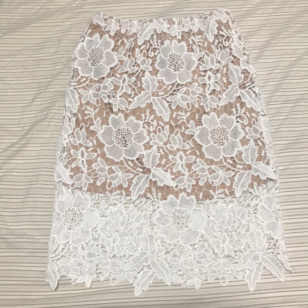 Lace Pencil Skirt